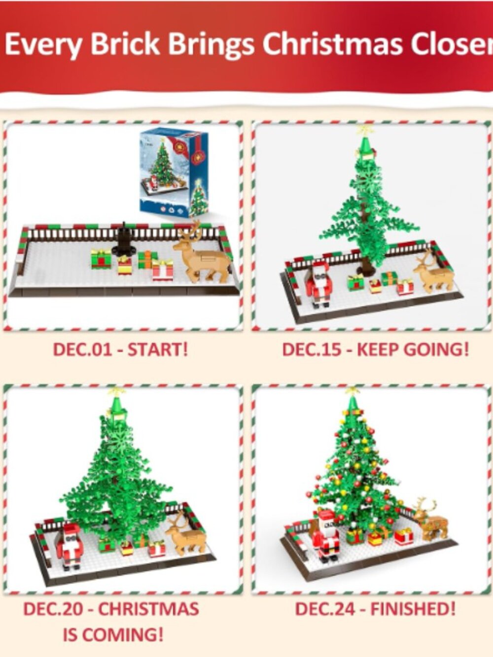 Christmas Tree Building Blocks - Picture 7 of 7